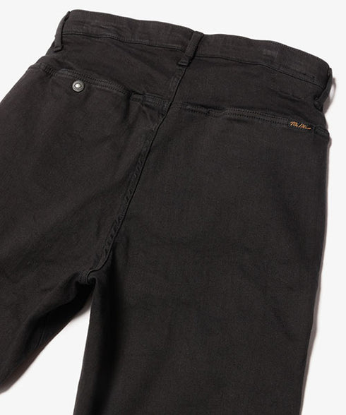 MR.OLIVE/SUPER STRETCH DENIM / SILICON DYED WIDE STRAIGHT PANTS ミスターオリーブ/スーパーストレッチデニム/シリコンウォッシュワイドストレートパンツ